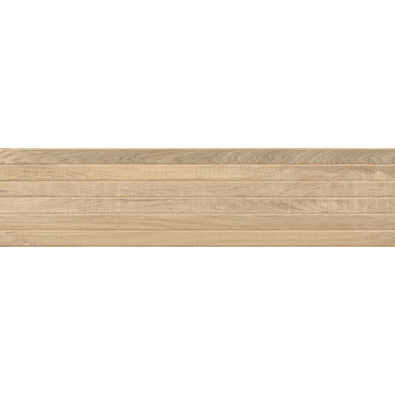 Mexen Western Wood Гланциран гранитогрес Miele, дървоподобна стенна плочка 120 x 30