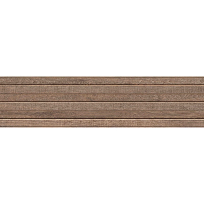 Mexen Mulberry Wood Кафяв гланциран ректифициран гранитогрес G1, стенна плочка