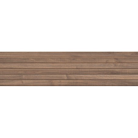 Mexen Mulberry Wood Кафяв гланциран ректифициран гранитогрес G1, стенна плочка