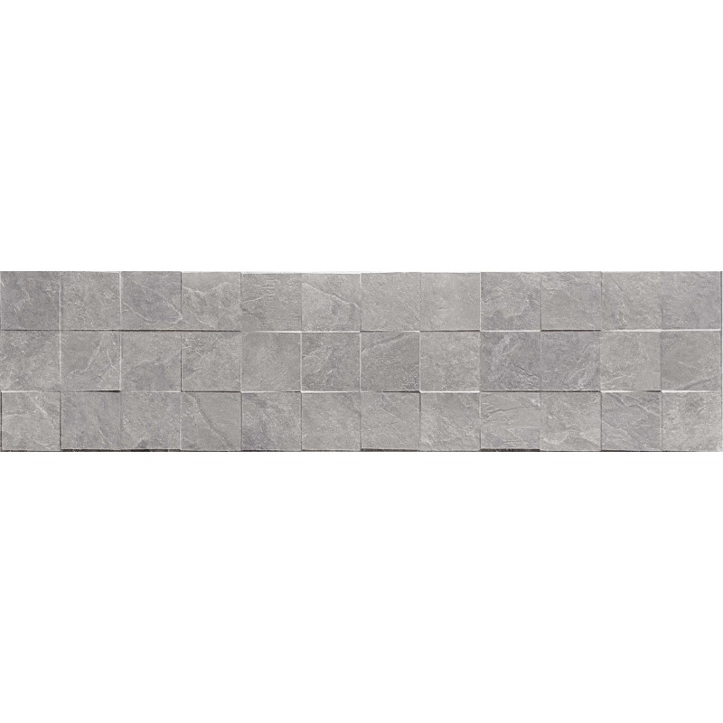 Mexen Icon Lyon Grigio полиран ректифициран гранитогрес за стена 120 x 30 см, мат