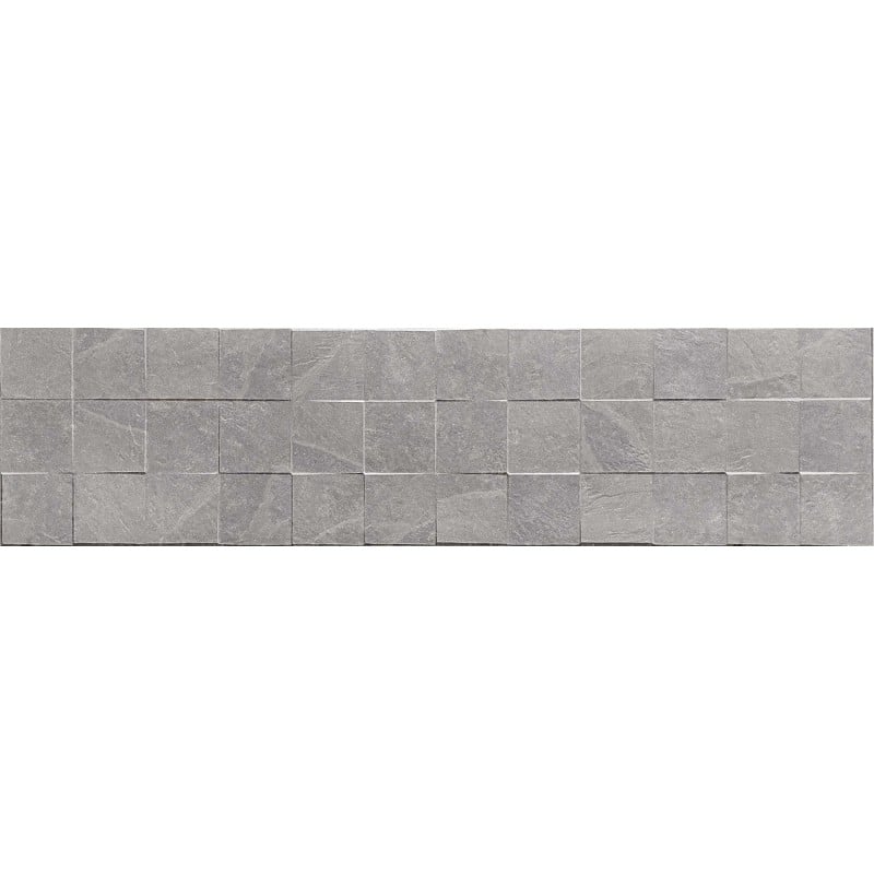 Mexen Icon Lyon Grigio полиран ректифициран гранитогрес за стена 120 x 30 см, мат