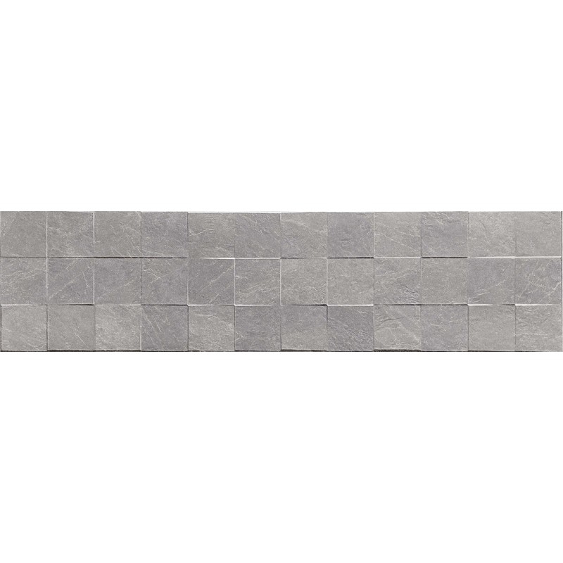 Mexen Icon Lyon Grigio полиран ректифициран гранитогрес за стена 120 x 30 см, мат