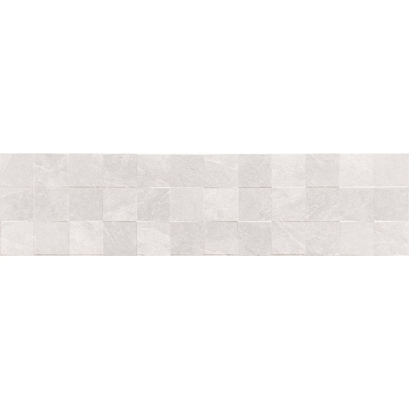 Mexen Icon Lyon Bianco глазиран рект. G1, стенна плочка 120 x 30 cm, мат - TL712-120-030-53