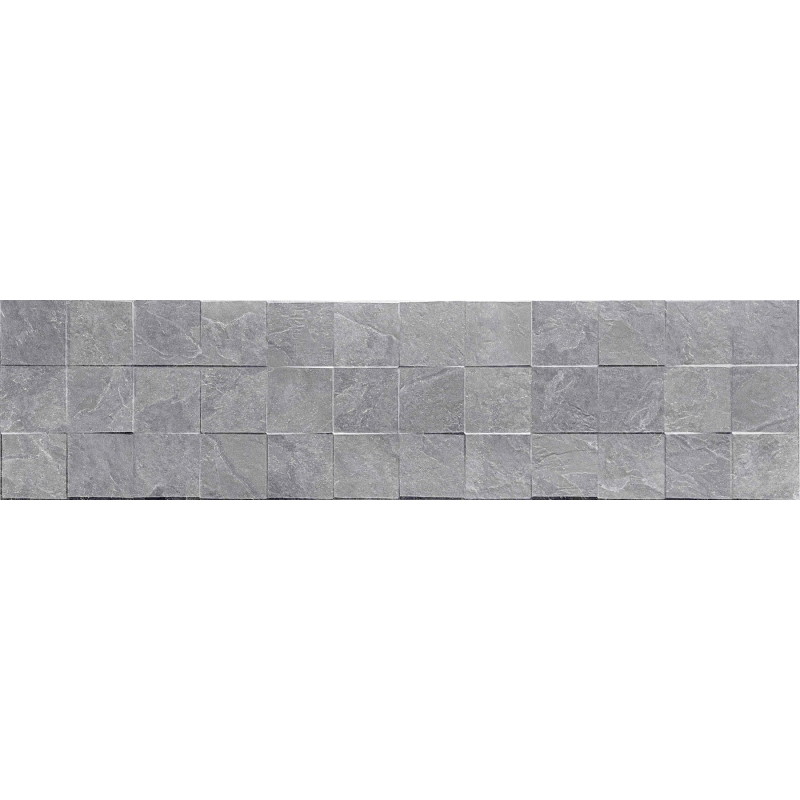 Mexen Icon Lyon Gris полиран керамичен гранит рект. G1, стенна плочка 120 x 30 см,