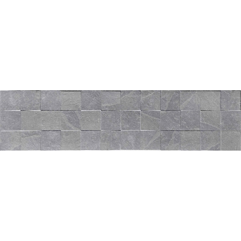 Mexen Icon Lyon Gris полиран керамичен гранит рект. G1, стенна плочка 120 x 30 см,
