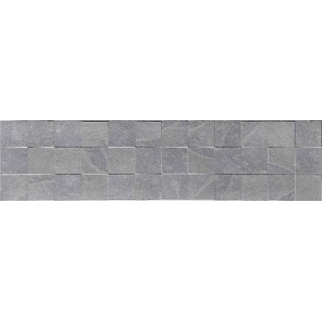 Mexen Icon Lyon Gris полиран керамичен гранит рект. G1, стенна плочка 120 x 30 см,