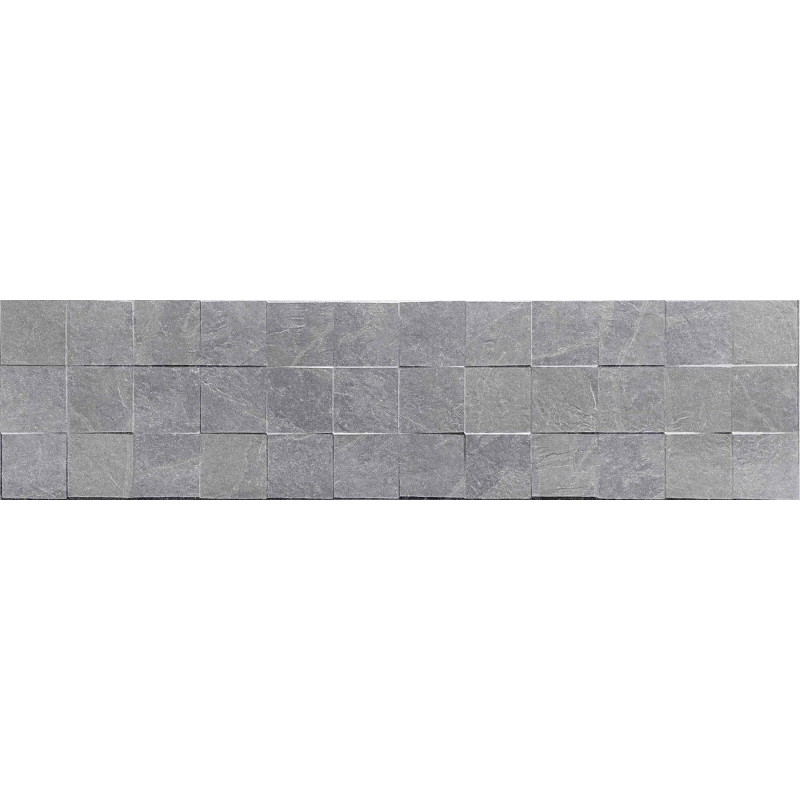 Mexen Icon Lyon Gris полиран керамичен гранит рект. G1, стенна плочка 120 x 30 см,