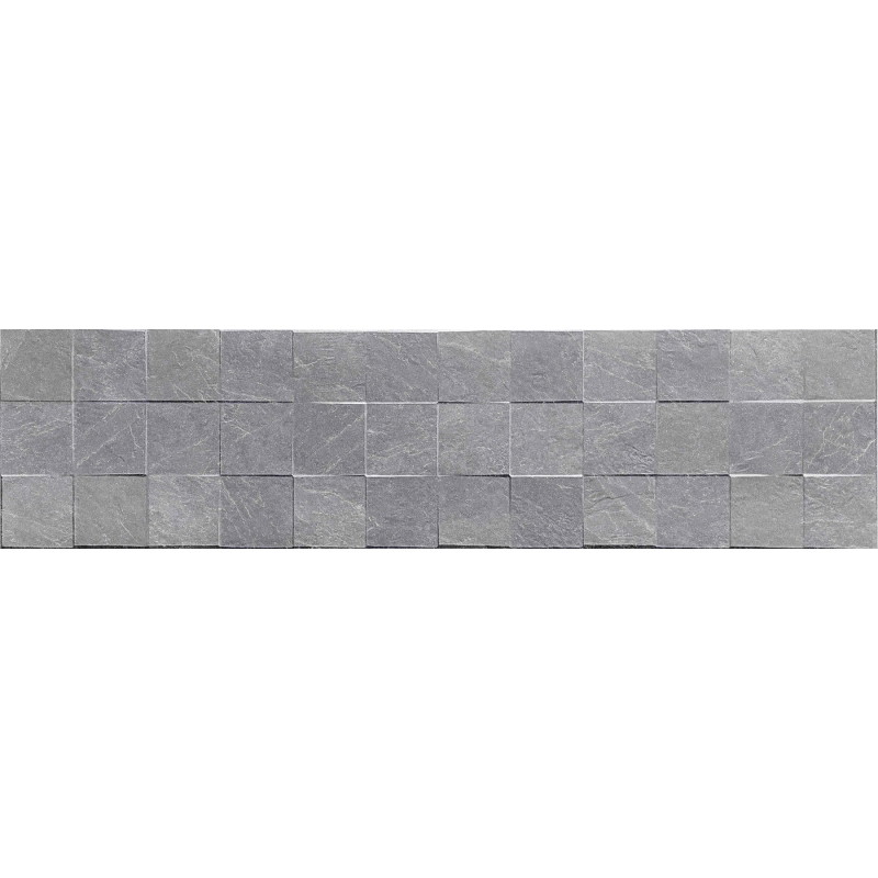 Mexen Icon Lyon Gris полиран керамичен гранит рект. G1, стенна плочка 120 x 30 см,