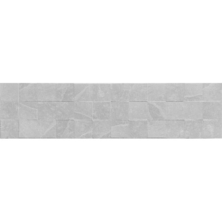Mexen Icon Lyon Silver полиран гранитогрес, плочка за стена 120 x 30 см, мат