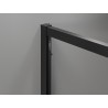 Mexen Exo-R 3S душ кабина 3-стенна отваряема 125 x 70 см, прозрачна, черна
