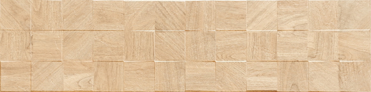 Mexen Riga Lyon Crema матова инкрустирана на дърво стенна плочка 120 x 30 см
