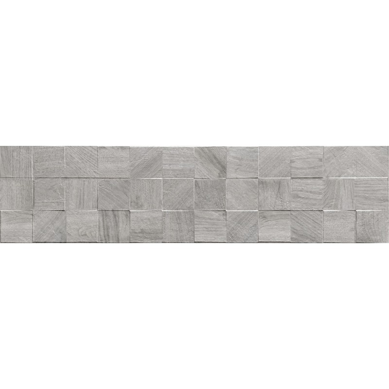 Mexen Riga Lyon Grey, оцветен, имитация на дърво, стенна плочка 120 x 30 см, мат