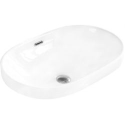 Mexen Viki мивка вградена в плот 61 x 40 см, бяла - 25356100