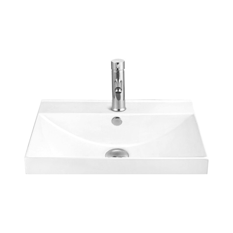 Mexen Mila мивка за вграждане в плот 60 x 46 см, бяла - 25296000