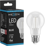 Mexen Vintis LED нажежаема жичка E27, A60, 4W, 55 lm, синьо - L150-E27-04XX-47
