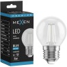Mexen Vintis LED филамент крушка E27, G45, 4W, 55 lm, синя - L156-E27-04XX-47