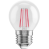 Mexen Vintis 3x LED филамент крушка E27, G45, 4W, 55 lm, червен - L156-E27-04XX-45x03