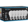 Mexen Nova 6x LED крушка E27, G45, 6W, Студена - 6500K, 630 lm - L101-E27-0665-01x06