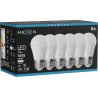 Mexen Nova 6x LED крушка E27, G45, 10W, Неутрална - 4000K, 1055 lm - L101-E27-1040-01x06