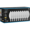 Mexen Nova 10x LED крушка E14, C37, 3W, Топла - 3000K, 315 lm - L102-E14-0330-01x10
