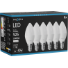 Mexen Nova 6x LED крушка E14, C37, 5W, Неутрална - 4000K, 525 lm - L102-E14-0540-01x06