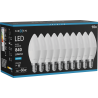 Mexen Nova 10x LED крушка E14, C37, 8W, Студена - 6500K, 840 lm - L102-E14-0865-01x10