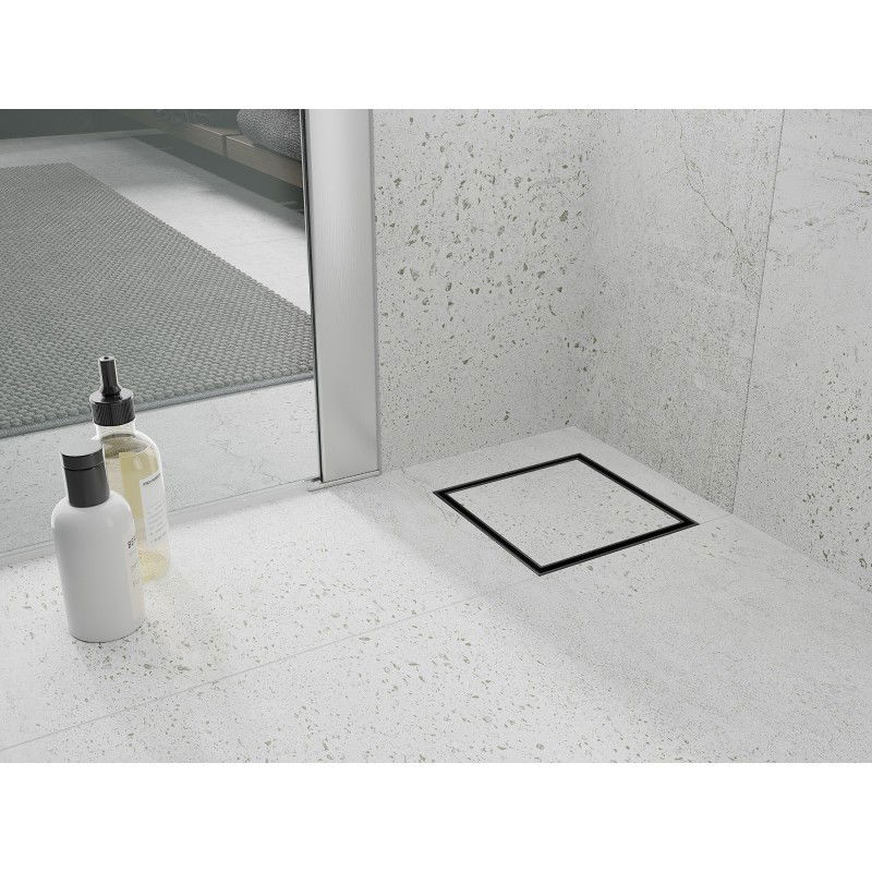 Mexen Flat-Q M13 подов квадратен канал 15 x 15 см, черен - 1710015