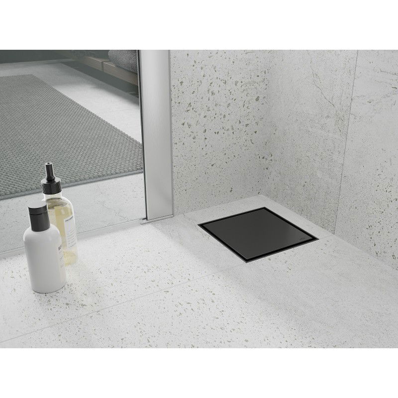 Mexen Flat-Q M13 подов квадратен канал 15 x 15 см, черен - 1710015
