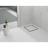Mexen Flat-Q M13 подов сифон квадратен 25 x 25 см, инокс - 1010025