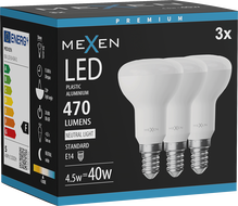 Mexen Nova 3x LED крушка E14, R50, 4,5W, неутрална светлина - 4000K, 470 lm - L103-E14-0540-01x03