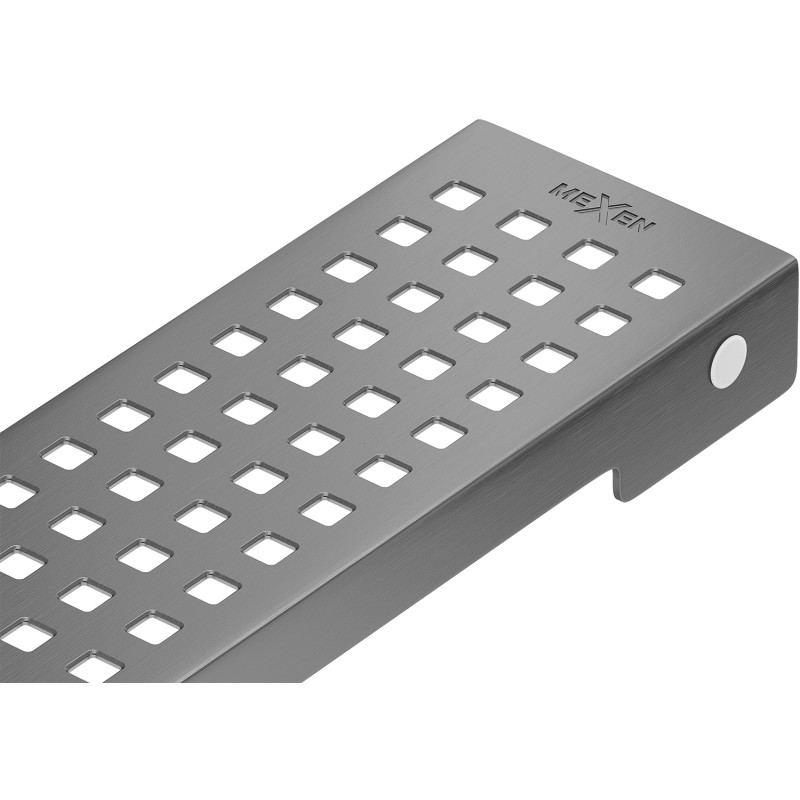 Mexen Flat М08 покритие за линеен отточник 60 см, четкано в цвят gun gray - 1E25060