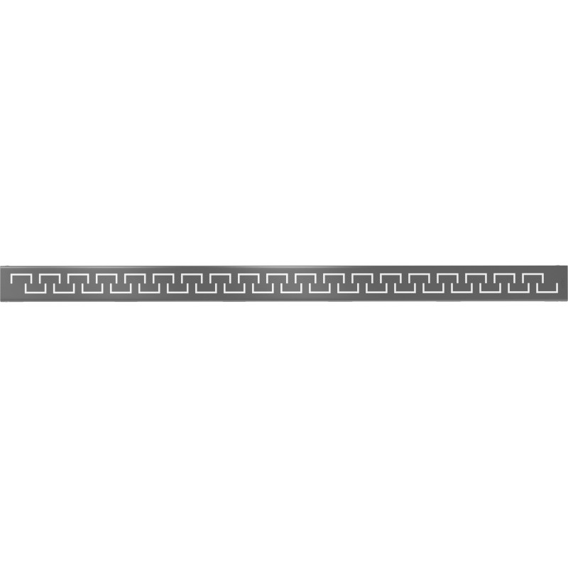 Mexen Flat M15 капак за линейно оттичане 100 cm, Gun Gray четкан - 1E24100