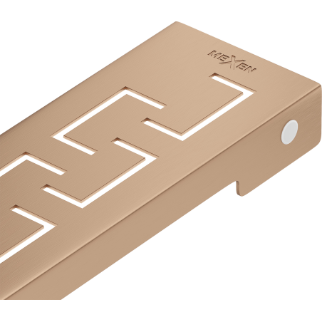 Mexen Flat M15 маска за линеен отвод 90 см, четкана мед - 1C24090
