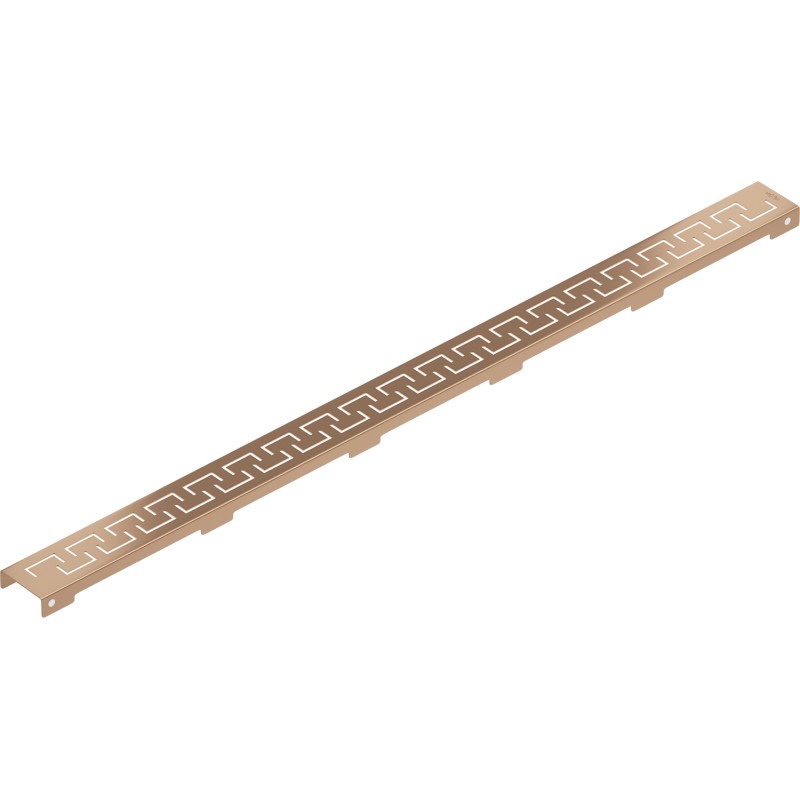 Mexen Flat M15 маска за линеен отвод 90 см, четкана мед - 1C24090