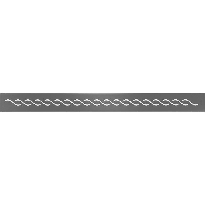 Mexen Flat M18 декоративна решетка за линеен сифон 70 см, gun gray четкана - 1E23070