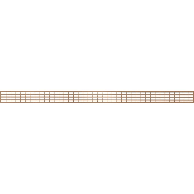 Mexen Flat M33 капак за линейно оттичане 90 см, четкана мед - 1C33090