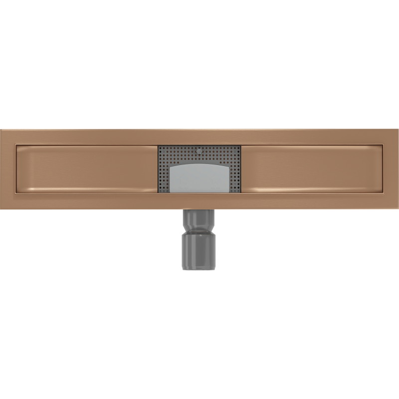 Mexen Flat корпус за линеен отвод 60 см, четкана мед - 1C15060