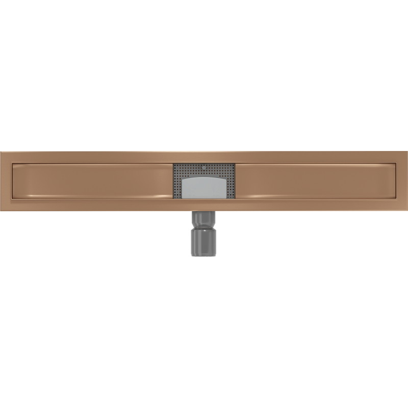 Mexen Flat корпус за линеен сифон 80 см, четкана мед - 1C15080