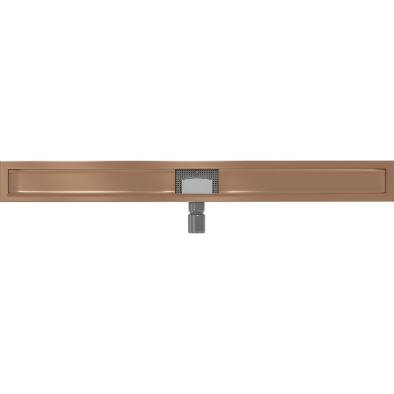 Mexen Flat корпус за линеен отвод 90 см, матирана мед - 1C15090