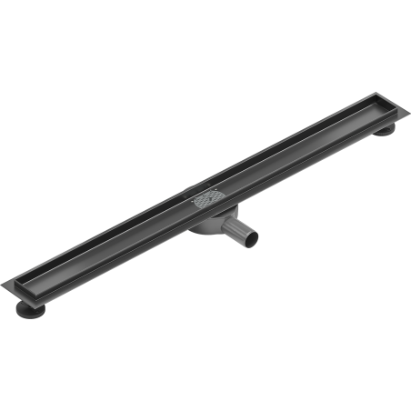 Mexen Flat 360° корпус за линеен отток въртящ 90 см, gun gray четкан - 1E40090