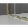 Mexen Exo-3S 3-стенна плъзгаща се душ кабина 160 x 80 см, прозрачна, златна