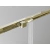 Mexen Exo-3S Душ кабина с три стени, плъзгаща се, 170 x 80 см, прозрачна, златна
