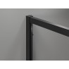 Mexen Exo-S Duo 3S 3-стенна плъзгаща се душ кабина 140 x 70 см, прозрачна, черна