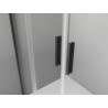 Mexen Exo-S Duo 3S душ кабина 3-стенна плъзгаща се 140 x 80 см, прозрачна, черна