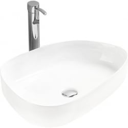 Mexen Chiara плот за баня 54 x 39 см, бял - 21585400