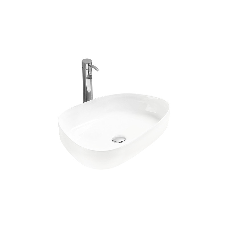 Mexen Chiara плот за баня 54 x 39 см, бял - 21585400