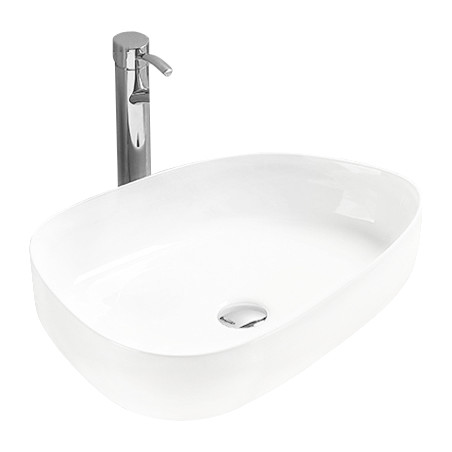 Mexen Chiara плот за баня 54 x 39 см, бял - 21585400