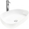 Mexen Chiara плот за баня 54 x 39 см, бял - 21585400