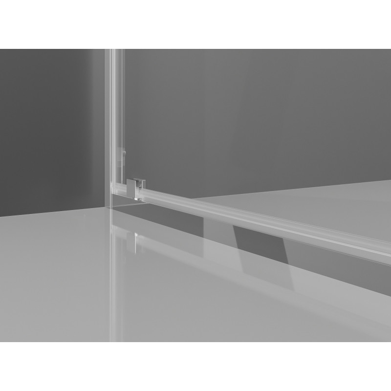 Mexen Exo-BR Duo 3S душ кабина тристенна с врати 110 x 80 cm, прозрачна, хром