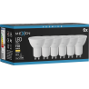 Mexen Nova 6x LED крушка GU10, 1,5W, Топла - 3000K, 158 lm - L107-GU10-0130-01x06